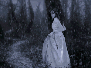 Girl-In-Rain-Wallpaper